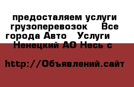 предосталяем услуги грузоперевозок  - Все города Авто » Услуги   . Ненецкий АО,Несь с.